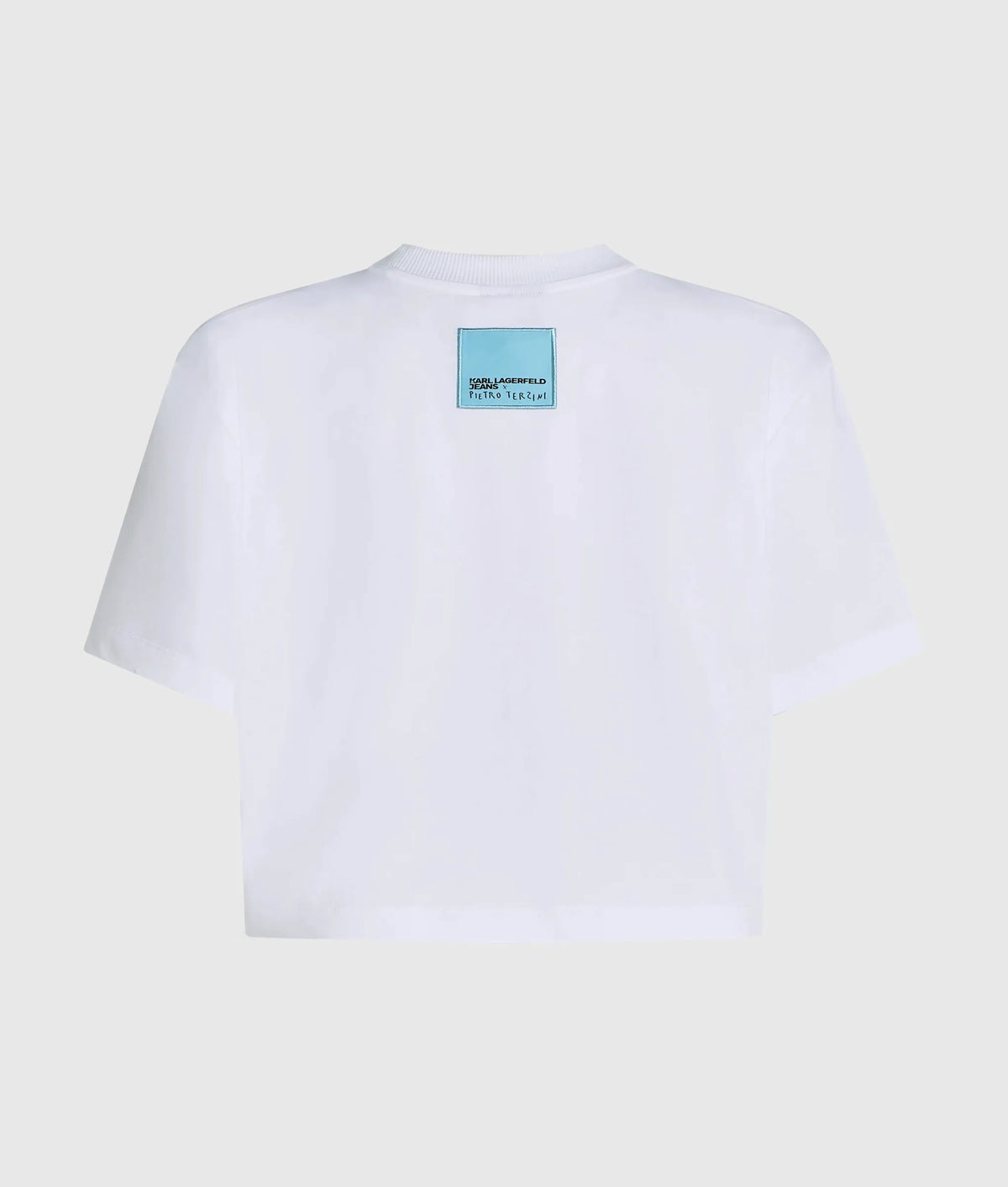 KLJ X Pietro Terzini cropped Karl T-shirt