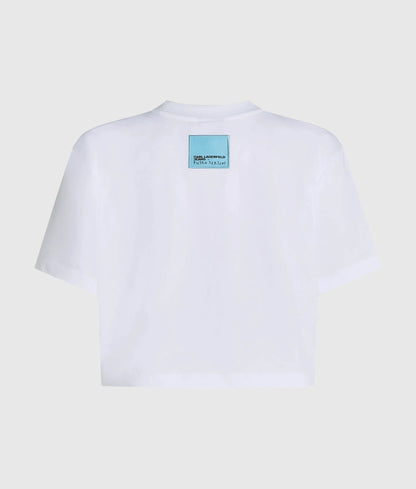 KLJ X Pietro Terzini cropped Karl T-shirt