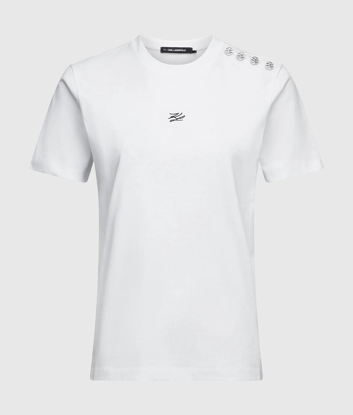 Exclusive Button detail Autograph T-shirt