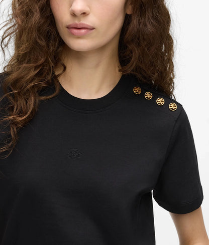 Exclusive Button detail Autograph T-shirt