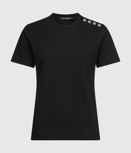 Exclusive Button detail Autograph T-shirt