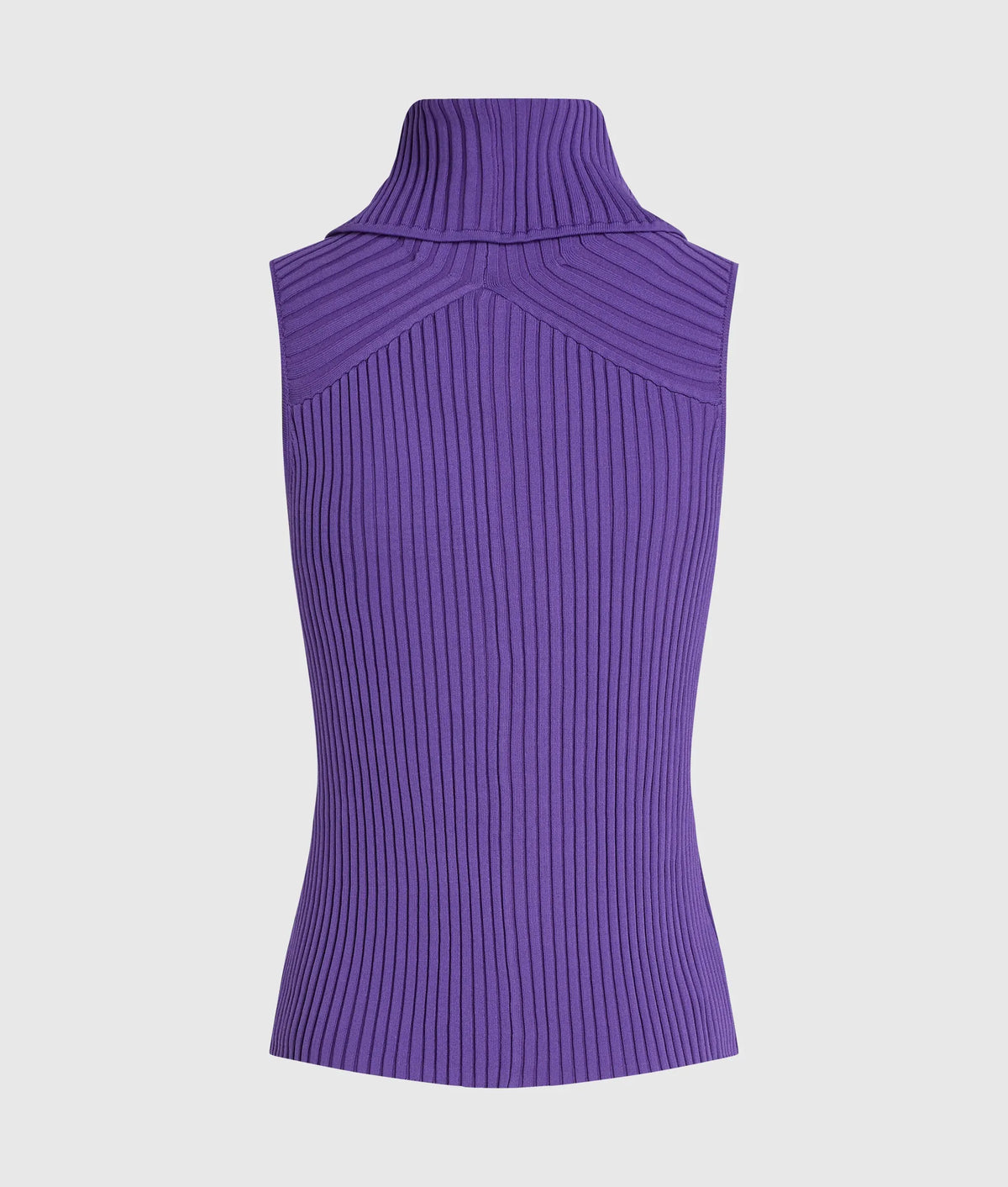 Zipped knit vest
