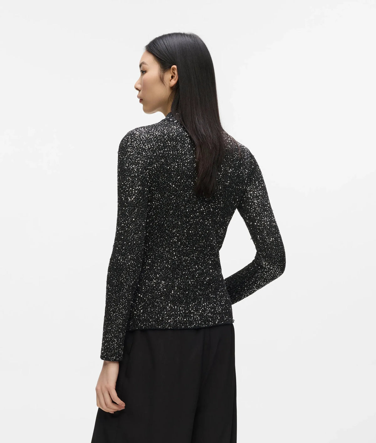 Sequin knit top