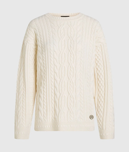 Chunky cable knit sweater