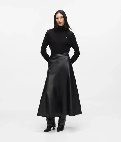 Wool turtleneck sweater