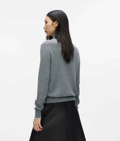 Wool turtleneck sweater