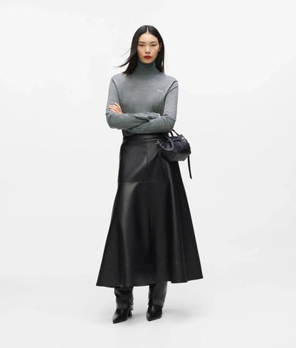 Wool turtleneck sweater