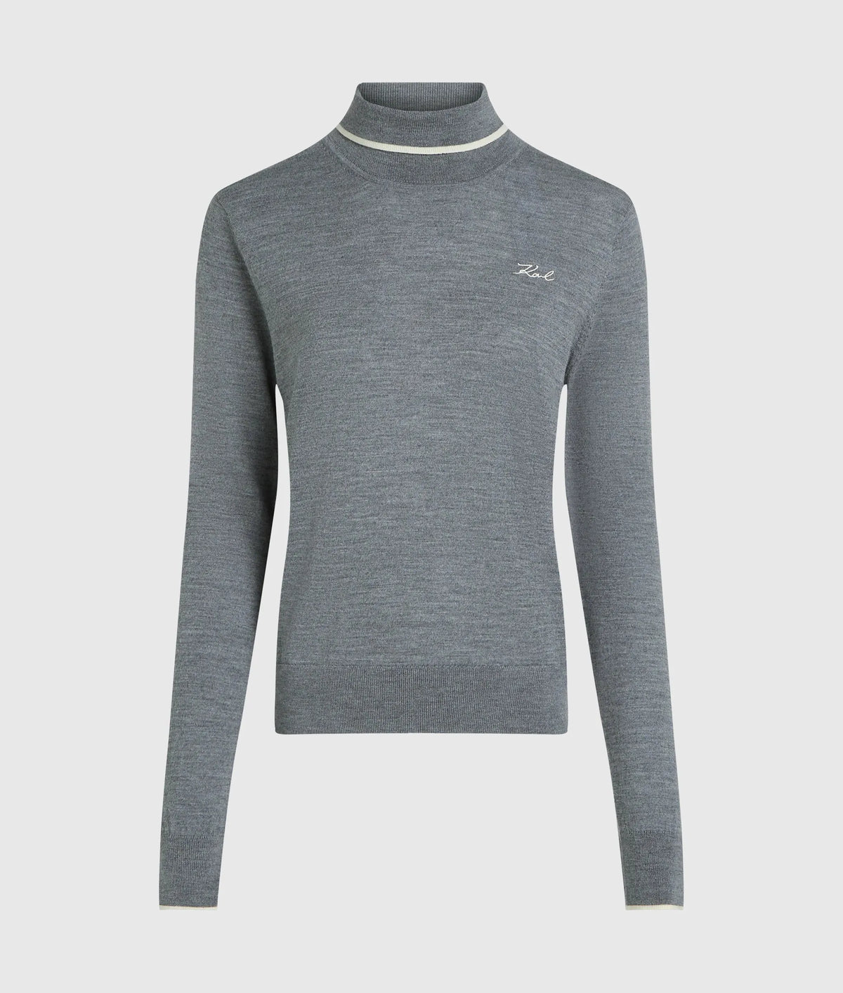 Wool turtleneck sweater