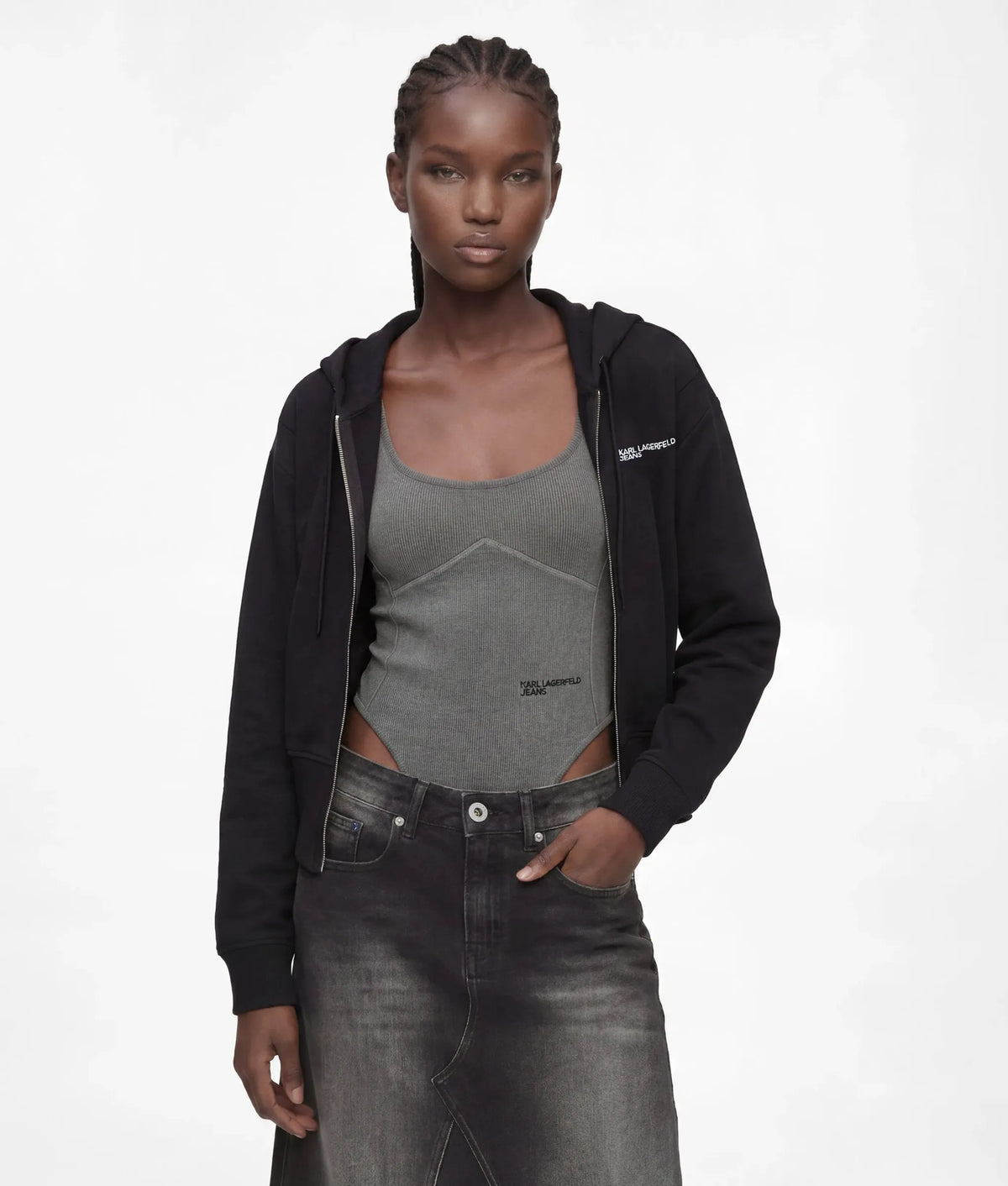 Milano zip-up hoodie