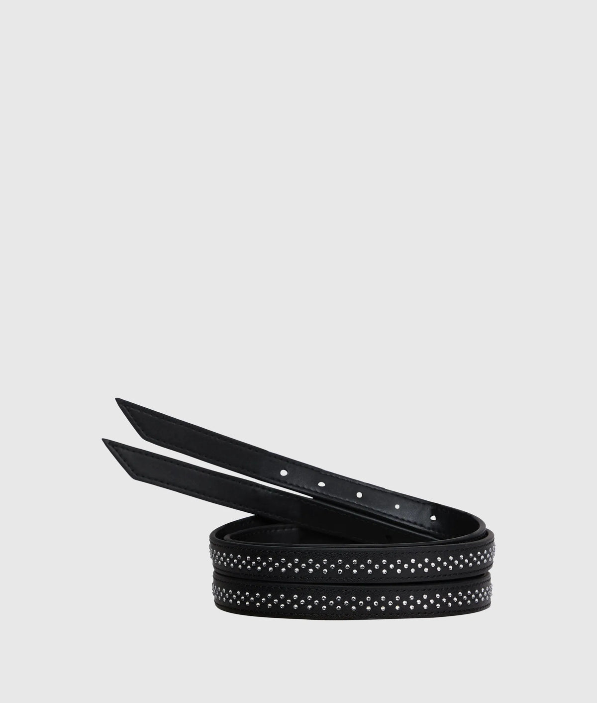 K/Signature rhinestone double belt