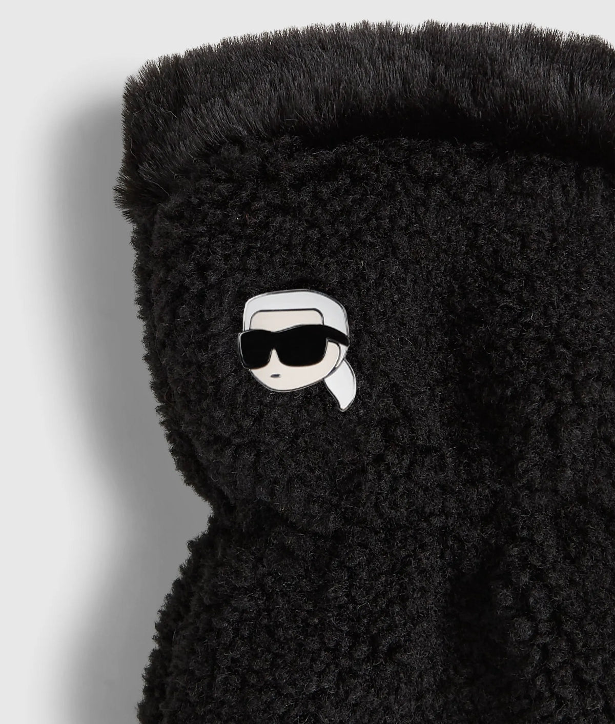 Ikon faux-shearling mittens