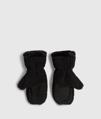 Ikon faux-shearling mittens