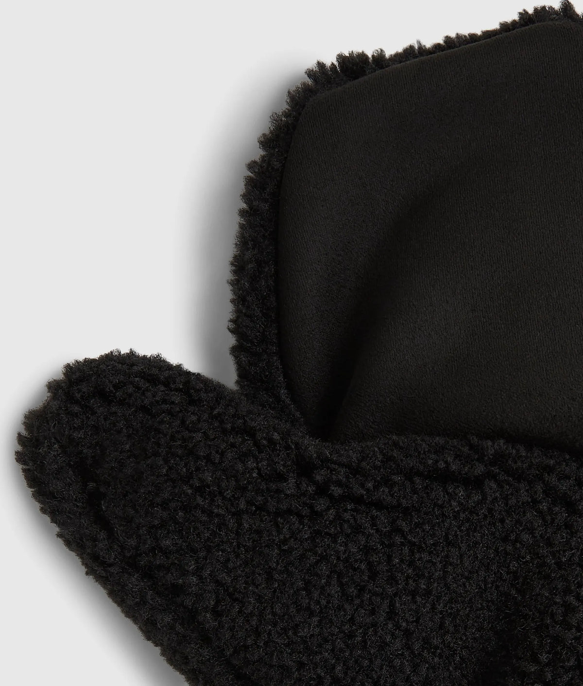 Ikon faux-shearling mittens