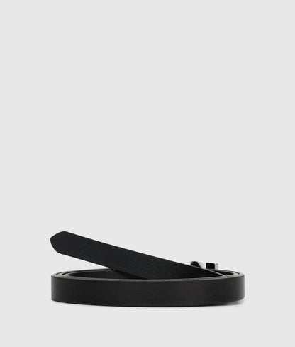 K logo leather belt