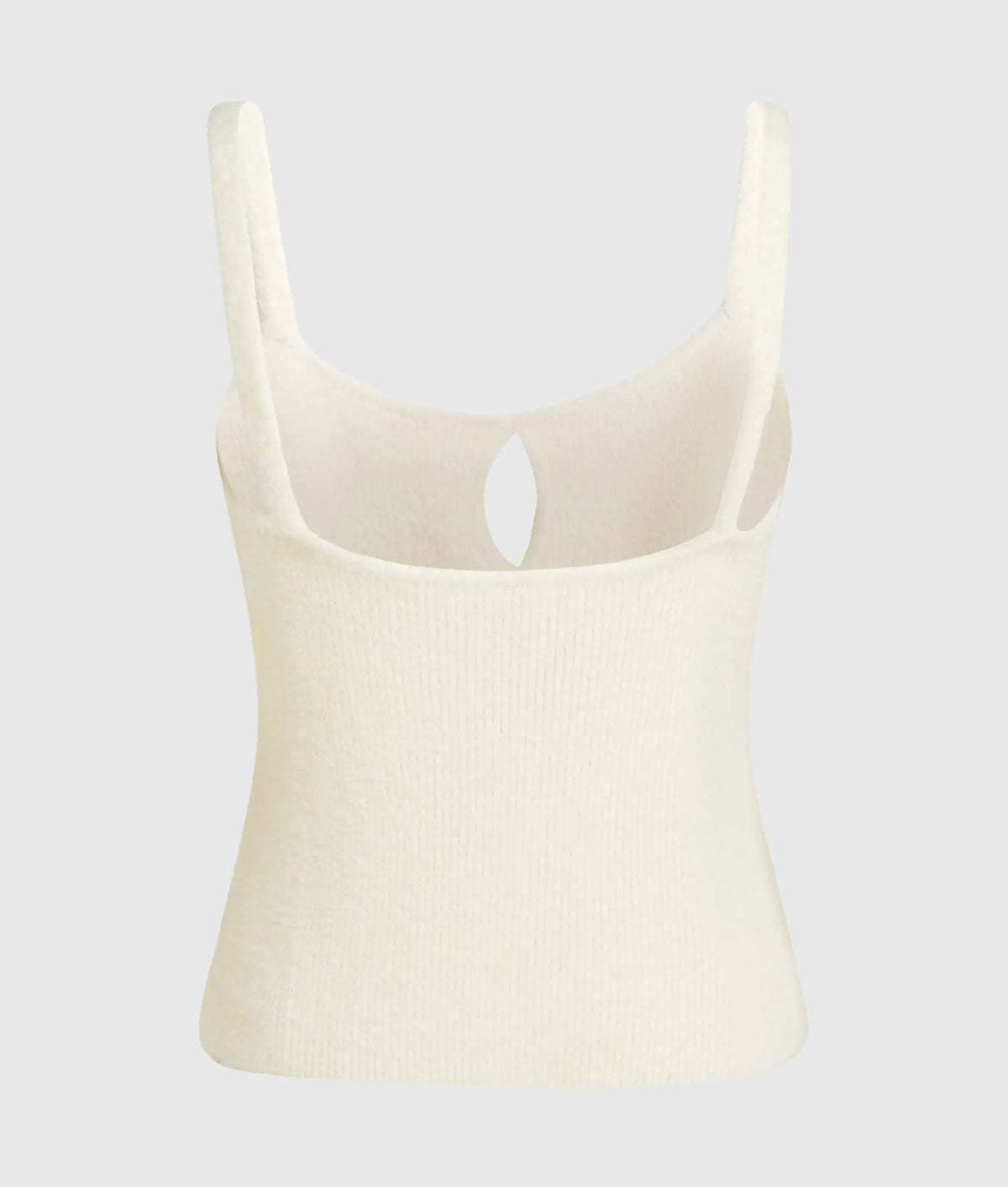 Fluffy loungewear tank top
