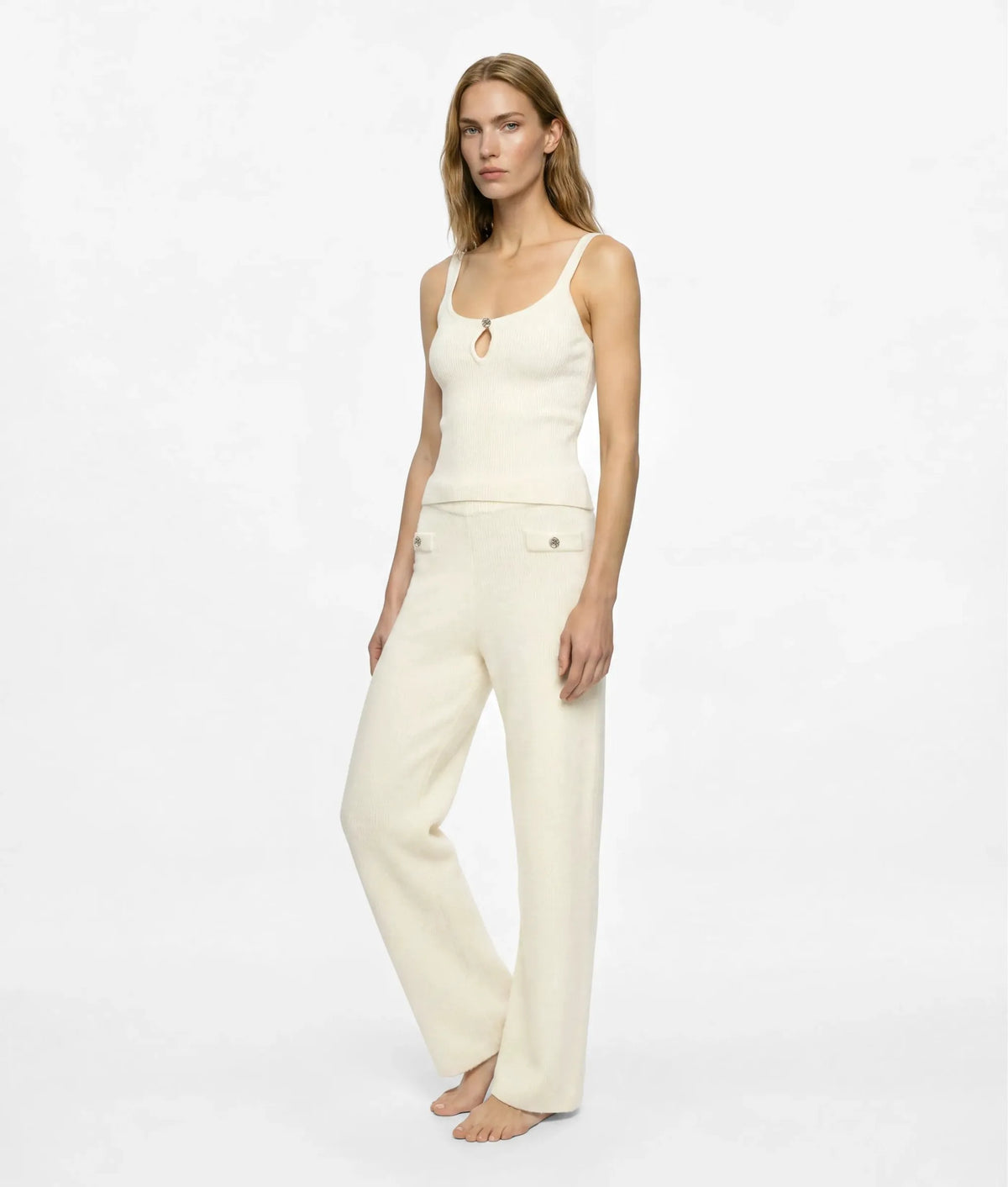 Fluffy loungewear trousers