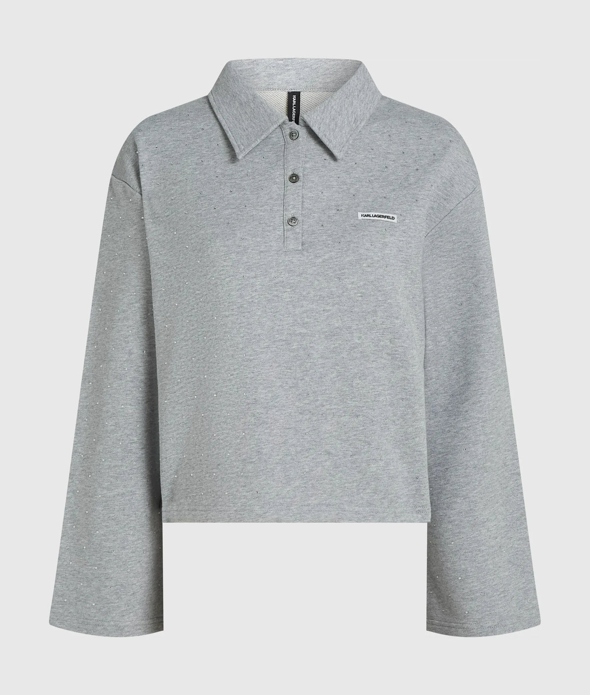 Rhinestone loungewear sweatshirt