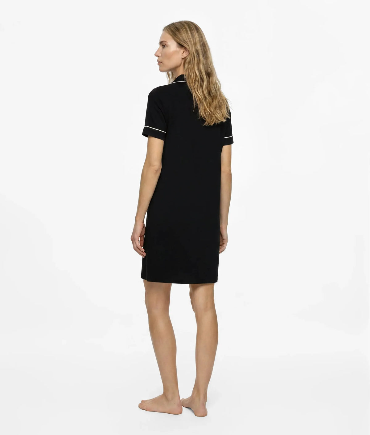 Signature pajama shirt dress