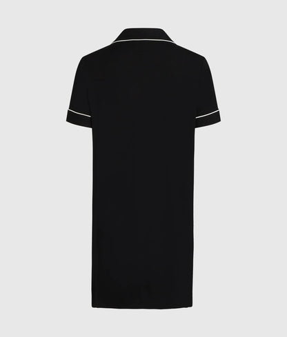 Signature pajama shirt dress
