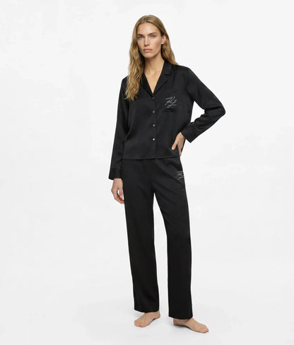 Autograph rhinestone pajama set