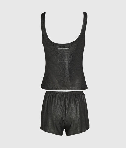 Ikon glitter short pajama set
