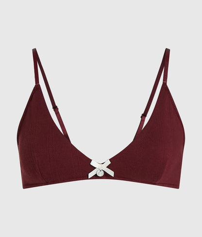 Autograph pointelle bralette