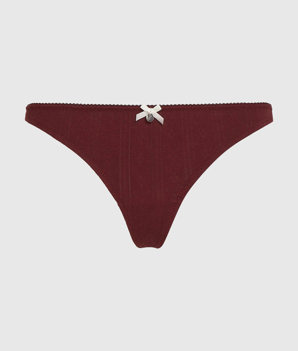 Autograph pointelle thong