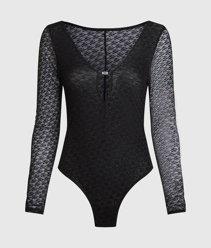 Autograph mesh bodysuit