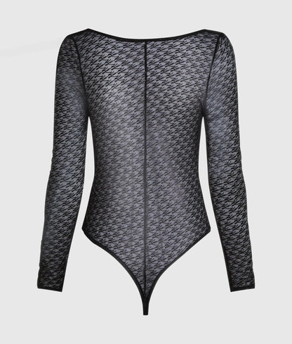 Autograph mesh bodysuit