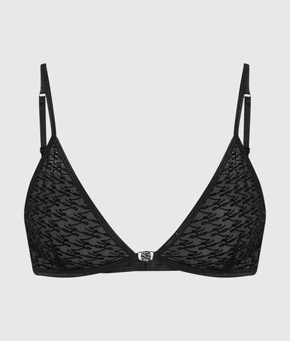 Autograph mesh triangle bra