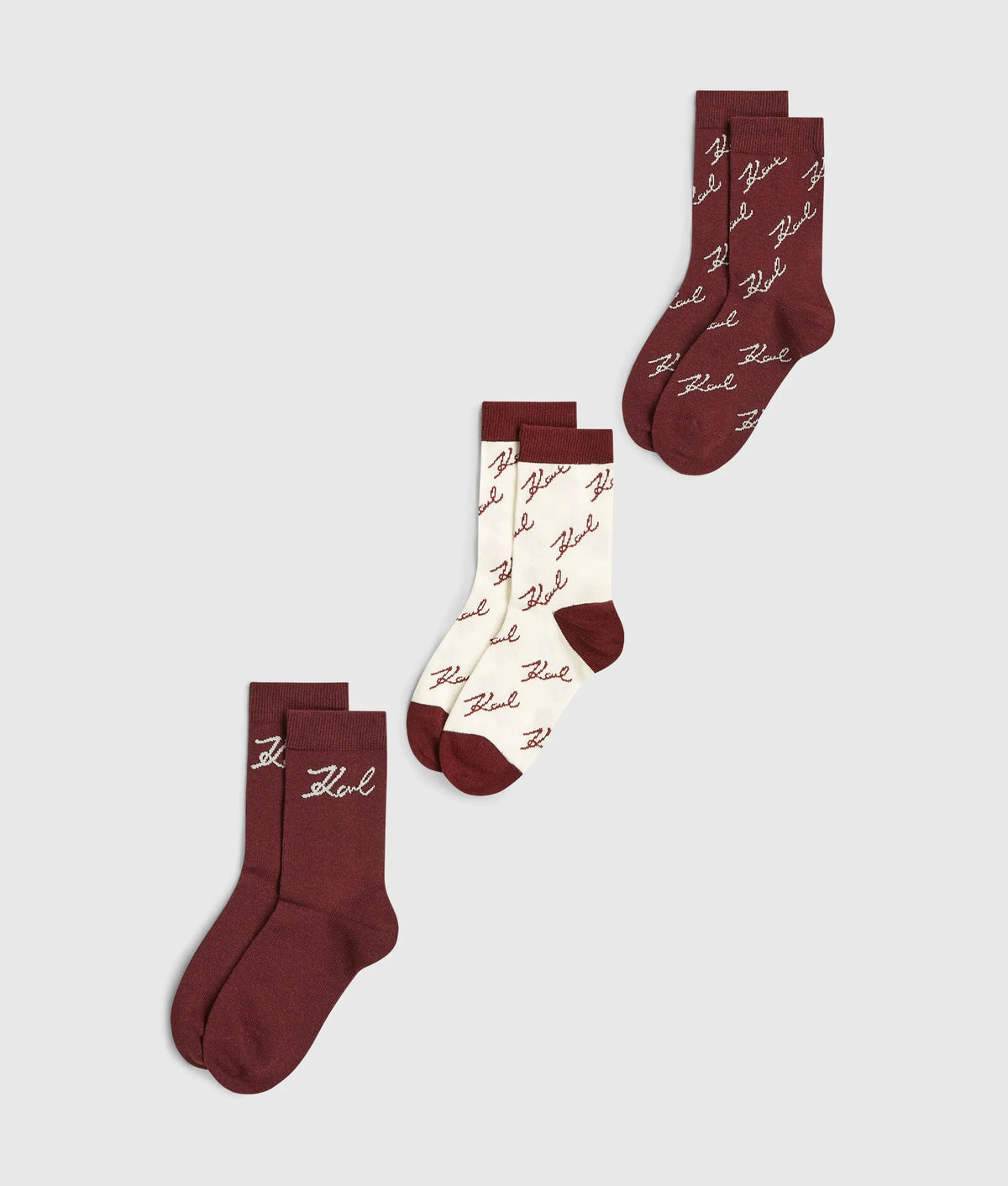 Signature print socks - 3-pack