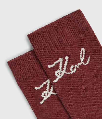 Signature print socks - 3-pack