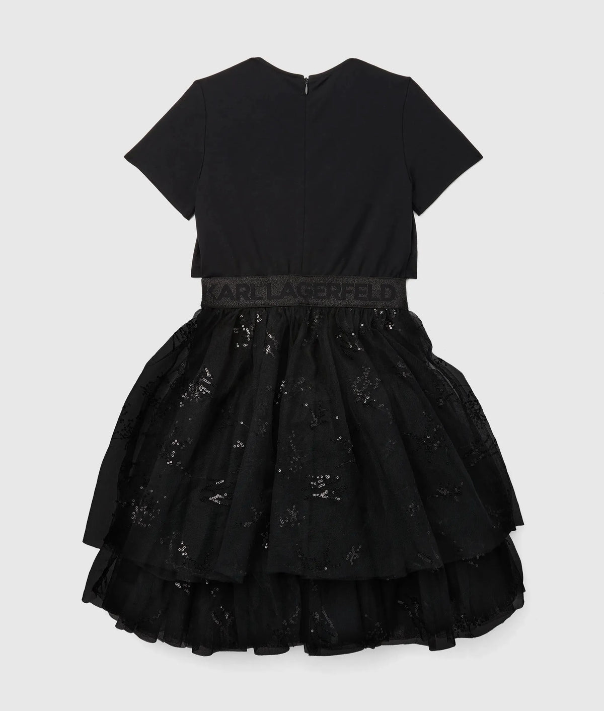Girls sequin mesh dress