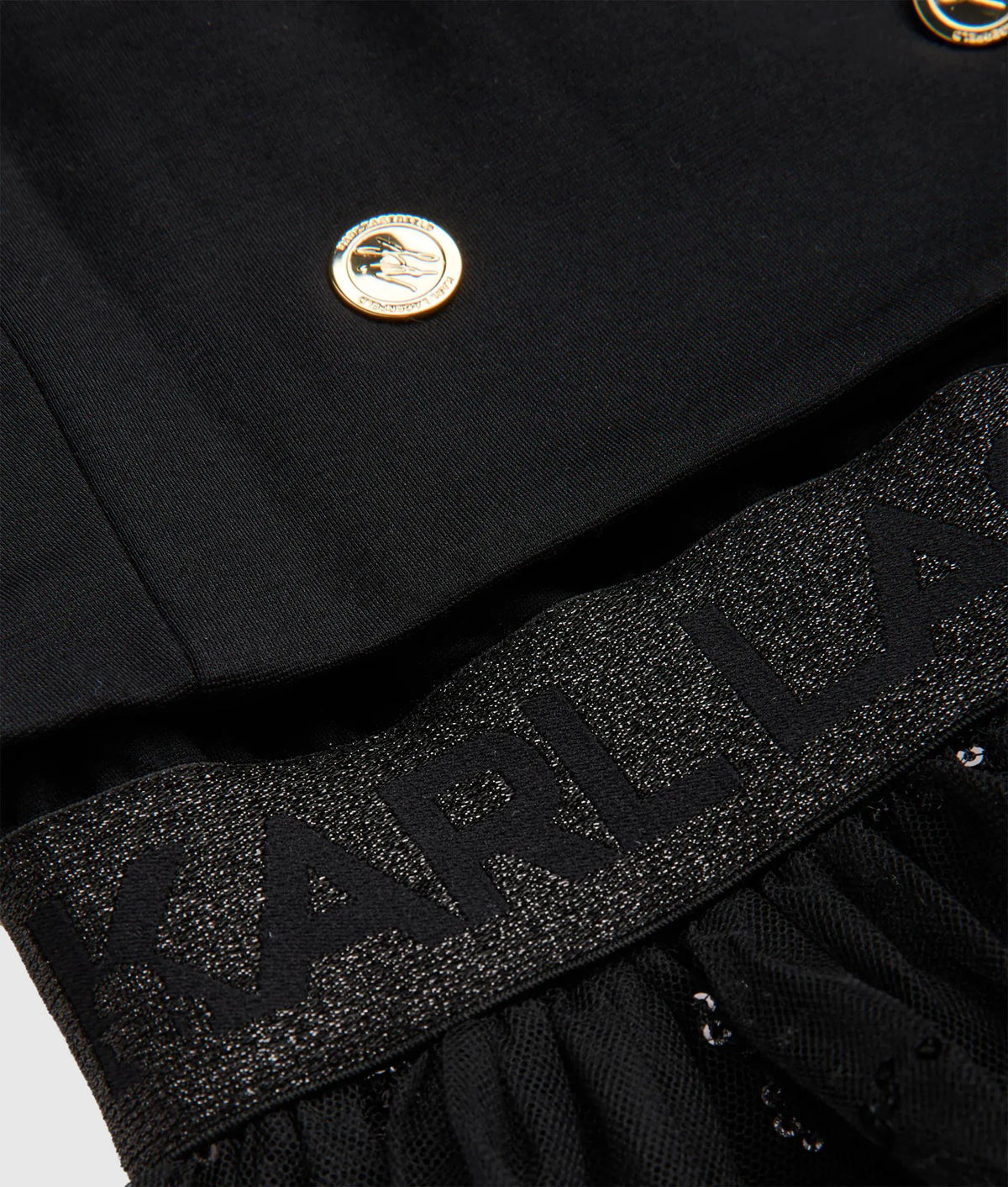 Girls sequin mesh dress