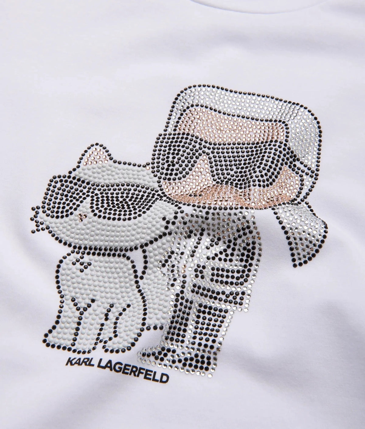 Girls Ikon Choupette rhinestone T-shirt