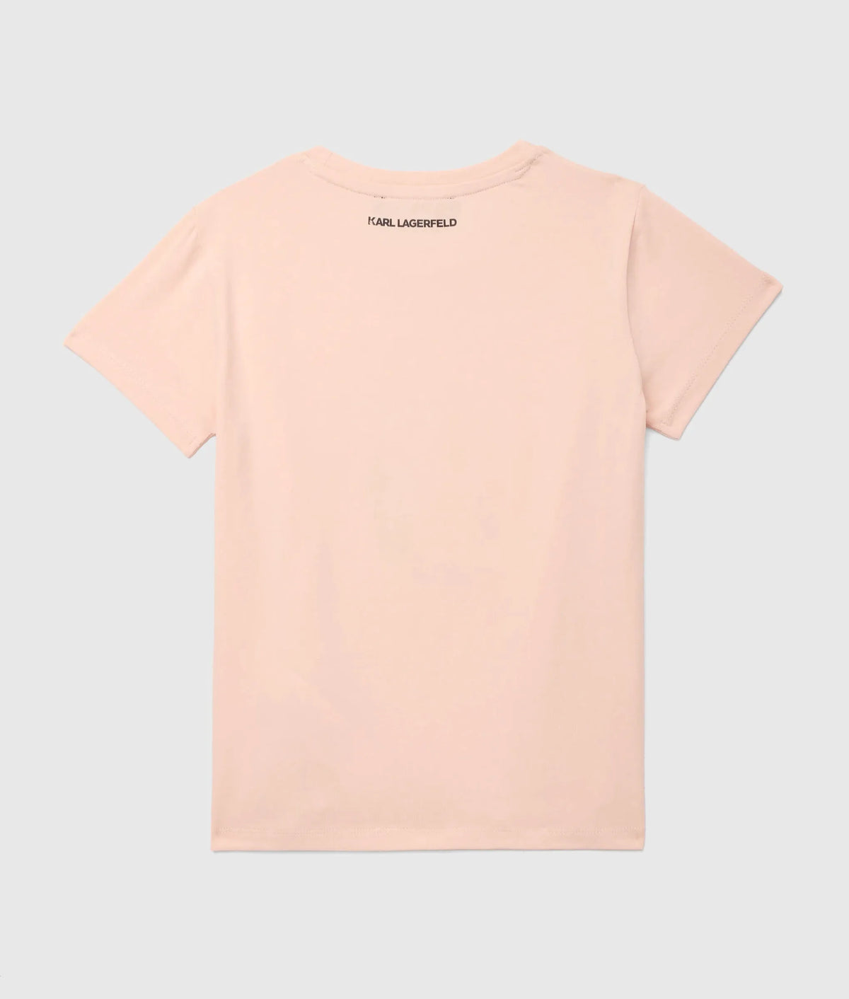 Girls Ikon metallic Karl and Choupette T-shirt