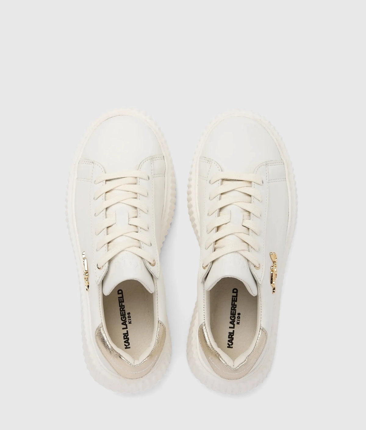 Girls Signature metallic sneakers