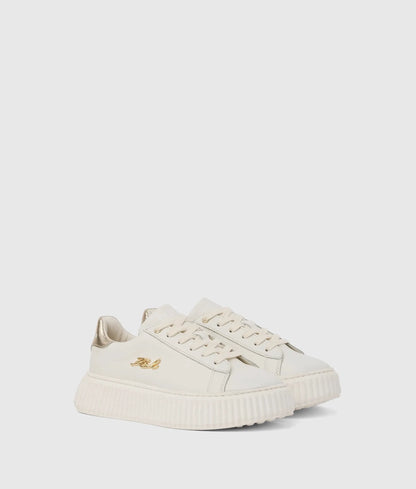 Girls Signature metallic sneakers