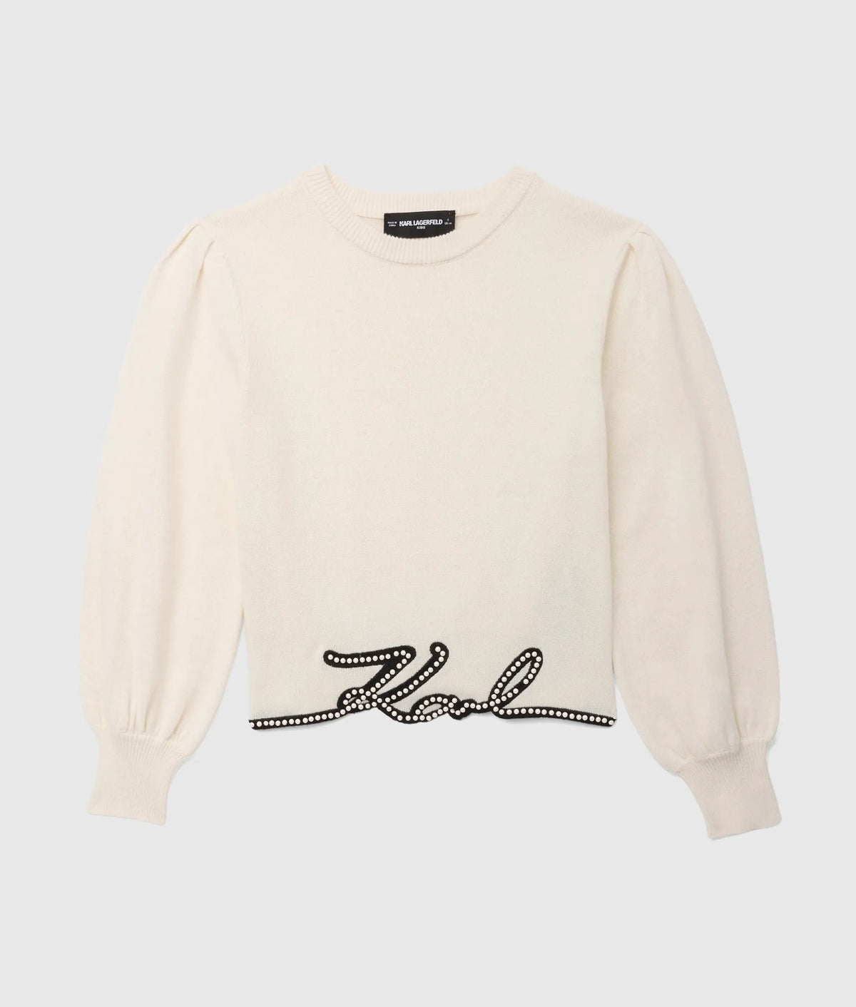Girls Signature cashmere-blend sweater