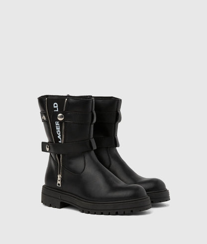 Girls biker boots