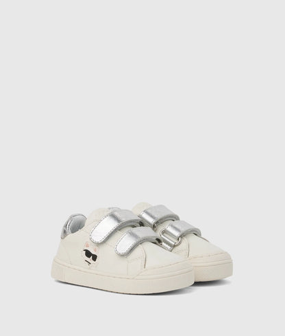 Girls Ikon Choupette metallic sneakers
