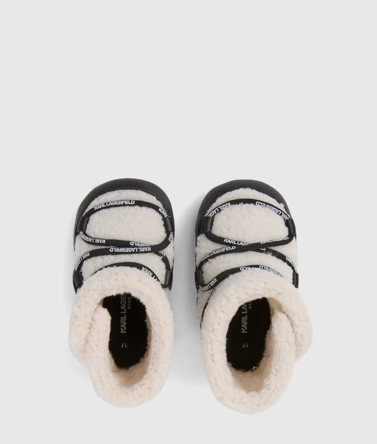 Baby faux-shearling booties