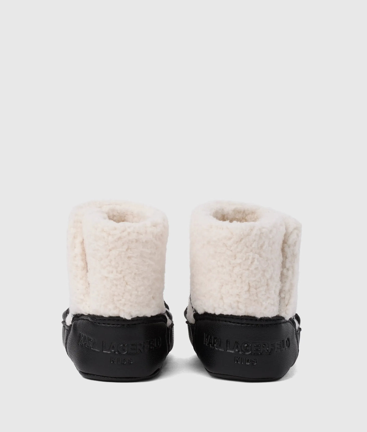 Baby faux-shearling booties