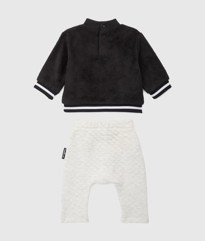 Baby sweatshirt and pants set