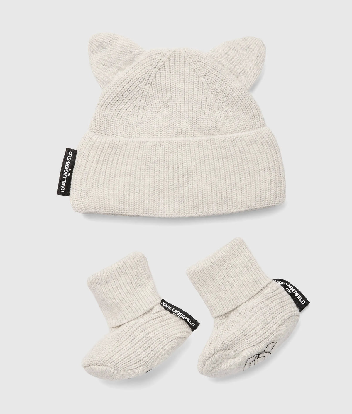 Baby Ikon beanie and booties set