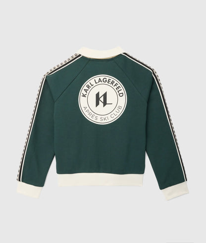 Boys sporty zip-up sweatshirt