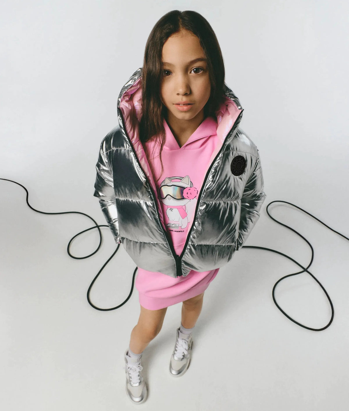 Girls Ikon hoodie dress