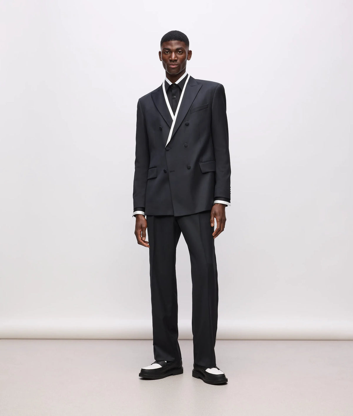 Kl Studio contrast piping shirt