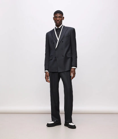 Kl Studio contrast piping shirt