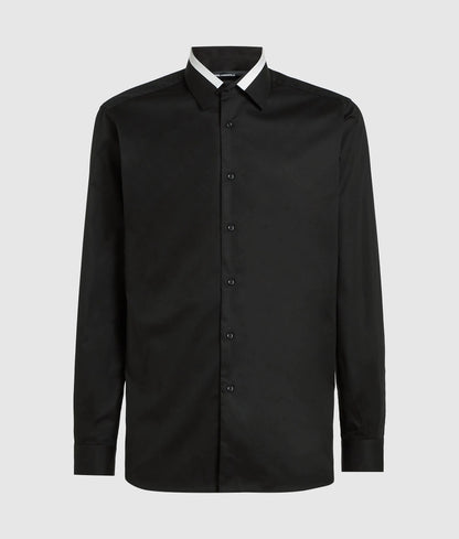 Kl Studio contrast piping shirt